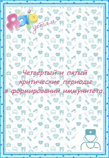 Формирование иммунной системы. 4-5 периоды.